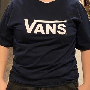 NWT Navy Blue Vans Shirt || Size L